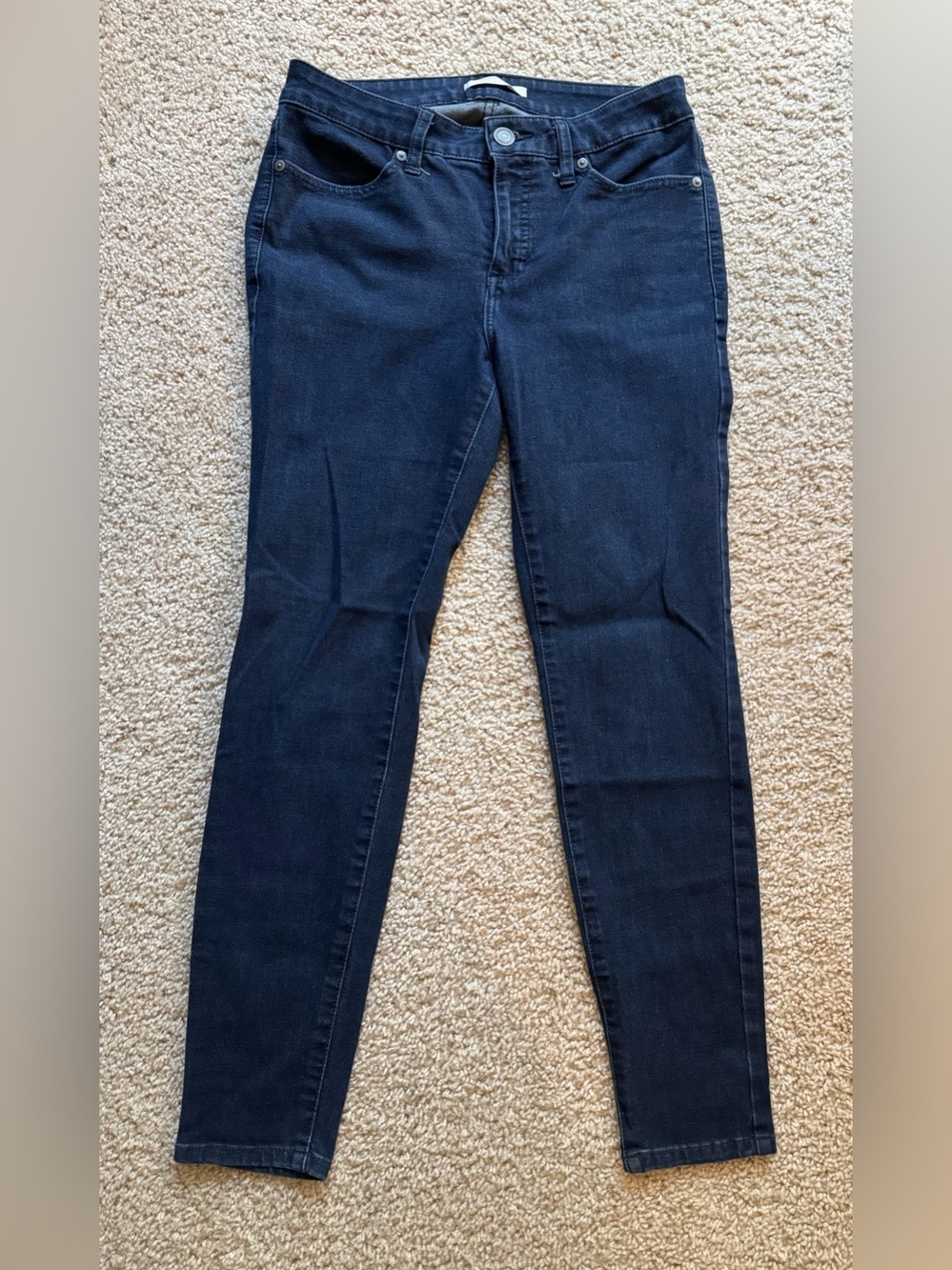 LC Lauren Conrad Dark Blue Skinny Jeans